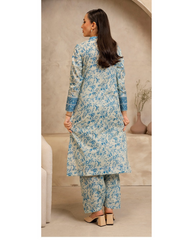 2-PC Shirt Dupatta Unstitched Printed Lawn By Zellbury | 0238