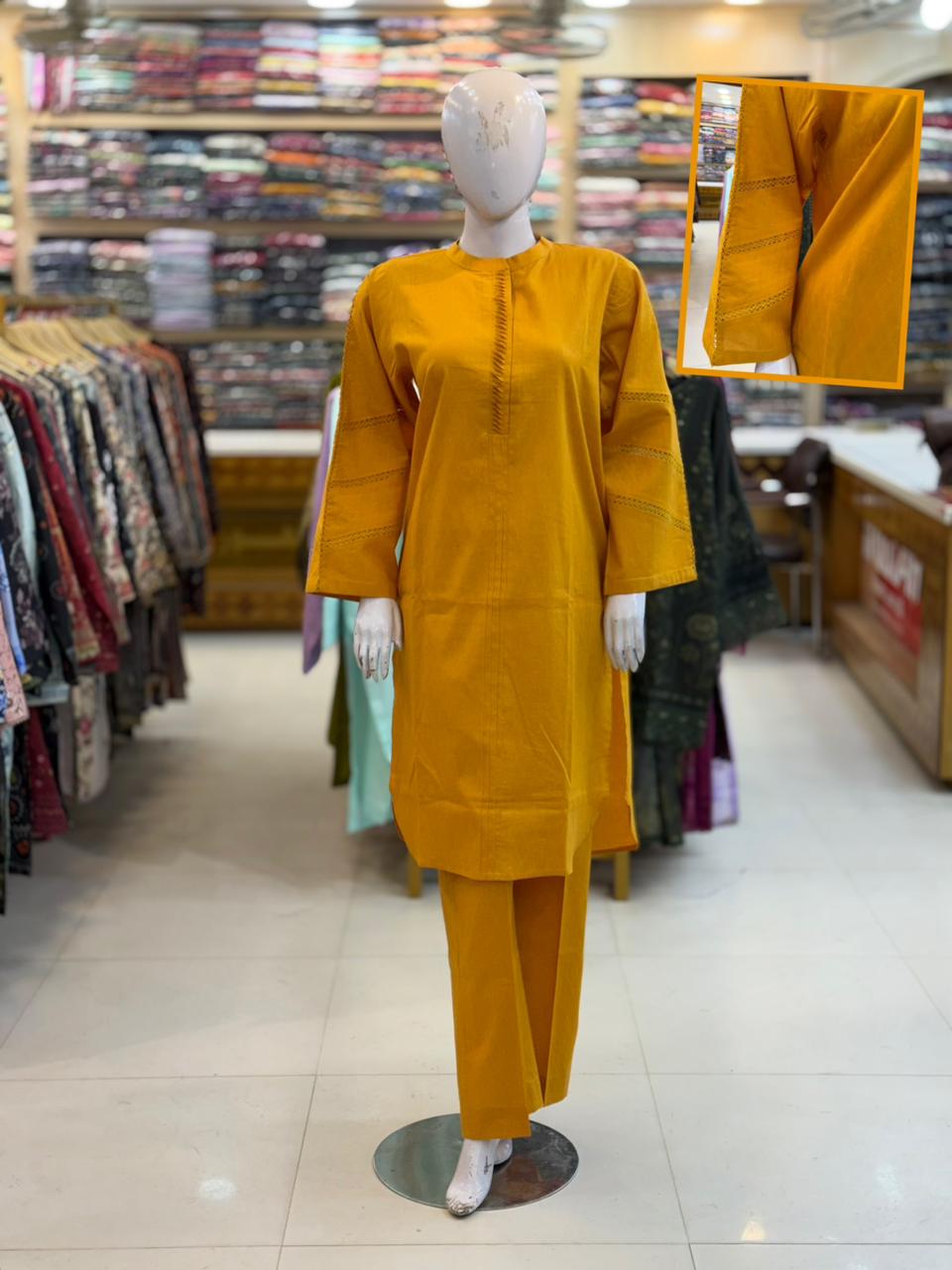 2-PC Stitched Lawn Suit | ST-19