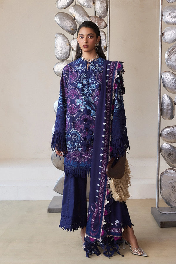 3-PC Unstitched Embroidered Lawn By Suffuse | ELORA
