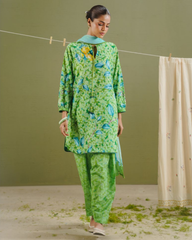 3-PC Unstitched Digital Prints Coco By Zara Shahjahan | Kael-7B
