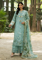 3-PC Unstitched Digital Printed Lawn Signature By Elaf | ZARIA