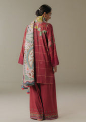 3-PC Unstitched Digital printed Linen Amber Days By Zara Shahjahan | 5B