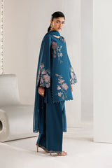 3-PC Unstitched Embroidered Exclusive Lawn By Iznik | UE-690
