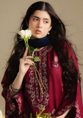 3-PC Unstitched Embroidered Plain Khaddar Coco By Zara Shahjahan | DAWN-5B