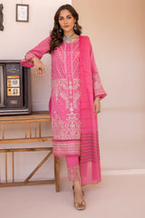 MS-632 | 3PC Unstitched Embroidered Banarsi Lawn Missouri By Johra