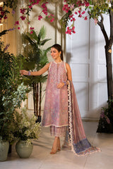 Unstitched 3-PC Embroidered Lawn Vital Collection By Sobia Nazir - VT25-3B