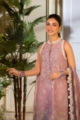 Unstitched 3-PC Embroidered Lawn Vital Collection By Sobia Nazir - VT25-3B