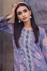 NS-119 | 3PC - Unstitched Maya Swiss Lawn Collection By Nureh