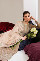 3-PC Unstitched Embroidered Maya Velvet By Nureh | NW-108