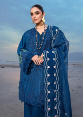 2B | Ulysses - Midnight | 3PC Unstitched Lawn Crimson By Saira Shakira