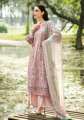 3-PC Unstitched DIgital Printed Chikankari Lawn By Elaf Premium | ERC-8A
