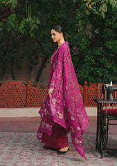 3-PC Unstitched Embroidered Lawn Ek Fasana By Kahf | KLB-7A NAVELI