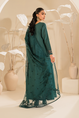 3-PC Unstitched Embroidered Lawn By Iznik | UE-422 Textured Lawn