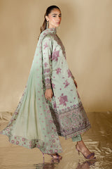 Unstitched 3-PC Embroidered Silk Edit By Nureh S-25