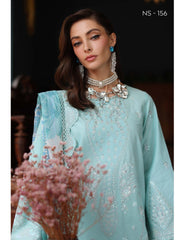 3-PC Unstitched Embroidered Maya Lawn By Nureh | NS-156