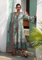 3-PC Unstitched Luxury Lawn Kalabagh By Hussain Rehar | Verdant