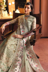 3-PC Unstitched Embroidered & Hand Embellished Jhoomro By Nureh | NL-86 Insia