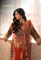 AJAR-14 - 3Piece - Aira Summer Print Collection By Asim Jofa