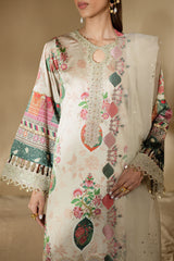 Unstitched 3-PC Embroidered Silk Edit By Nureh S-20