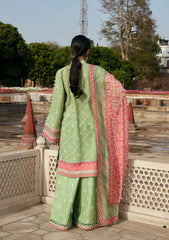 3-PC Unstitched Digital Printed Lawn Aangan By Kahf | GUL-BAHAR
