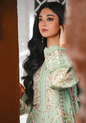 3-PC Unstitched Embroidered Lawn Ek Fasana By Kahf | KLB-4B SITARA