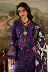 3-PC Unstitched Linen Signature Prints By Nureh | SP-173