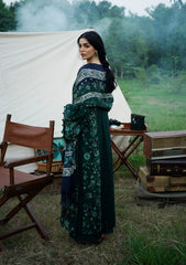 3Pc DIGITAL PRINTED SLUB KHADDAR Unstitched Suit WINTERMINT By Elaf Premium