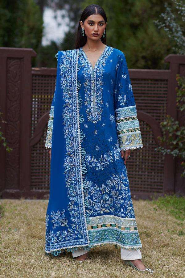 EL24-06 B IVANA | 3PC Unstitched Lawn Silsila By Elan