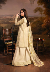 Formal Handwork Unstitched - 3 Piece Organza - Poly Net OPERA  By ELAF SERENADE