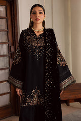 3-PC Unstitched Embroidered Leather By Nureh | NE-202