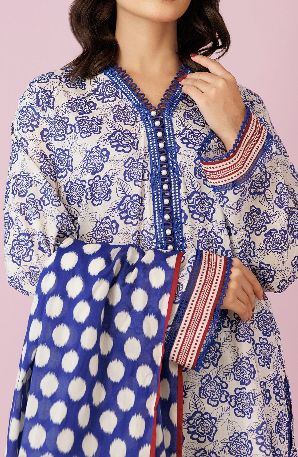 3-PC Unstitched Printed Lawn By Orient | OTL-24-127