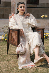 SL24-D7 | 3PC Unstitched Shahkaar Luxury Lawn By Jazmin