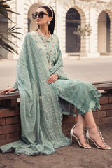 NS-118 | 3PC - Unstitched Maya Swiss Lawn Collection By Nureh