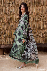 3-PC Unstitched Embroidered And Printed Viscose Gardenia by Nureh | NWG-86