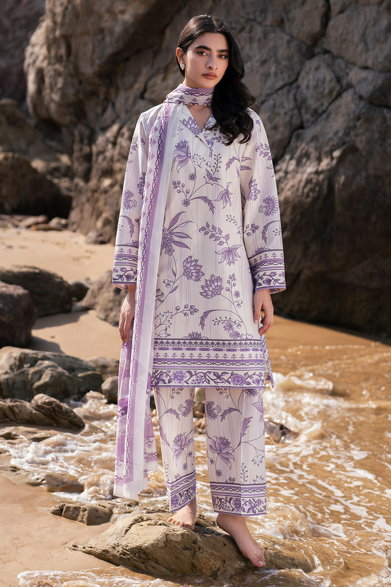 USE-9159 | 3Pc Unstitched Suit Digital Printed lawn Summer 25 Drop II By Jazmin