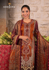 AJAR-20 - 3Piece - Aira Summer Print Collection By Asim Jofa