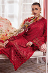 NS-113 | 3PC - Unstitched Maya Lawn Collection By Nureh