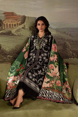 3-PC Unstitched Linen Signature Prints By Nureh | SP-178