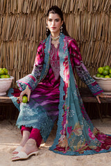 3-PC Unstitched Embroidered And Printed Viscose Gardenia by Nureh | NWG-89