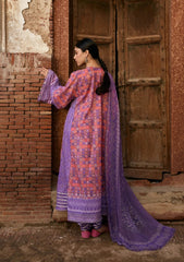 3-PC Unstitched Digital Printed Lawn Aangan By Kahf | ZARMEENA