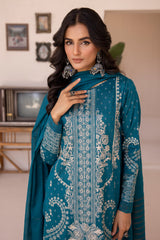MS-628 | 3PC Unstitched Embroidered Banarsi Lawn Missouri By Johra