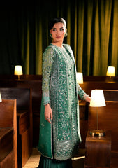 Formal Handwork Unstitched - 3 Piece Organza - Poly Net VERDELLA By ELAF SERENADE