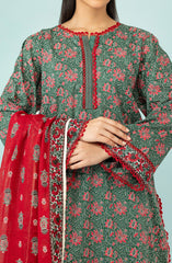 3-PC Unstitched Printed Lawn By Orient | OTL-24-426