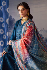 3-PC Unstitched Embroidered Chikankari By Nureh | NE-206