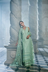3-PC Unstitched Embroidered Lawn Luxury Lawn By Sobia Nazir | LEE26-4B
