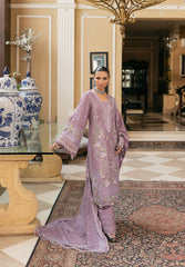 3-PC Unstitched Embroidered Karandi Luxury Winter Collection By Elaf Premium | EWK-1A LILIQUE