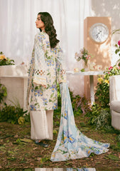 3-PC Unstitched Digital Printed Lawn By Elaf Premium | EPS-6A