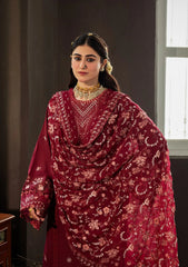 3-PC Unstitched Embroidered Karandi By Kahf Premium | KKH-09 CELESTIAL