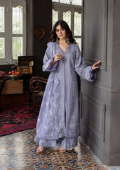 3-PC Unstitched Embroidered Karandi By Kahf Premium | KKH-09 CELESTIAL