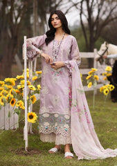 KFL-08B ELAYA | 3PC Unstitched Festive Lawn By Kahf Premium